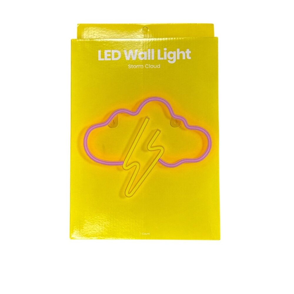LED WALL LIGHT Purple/Yellow Storm Cloud